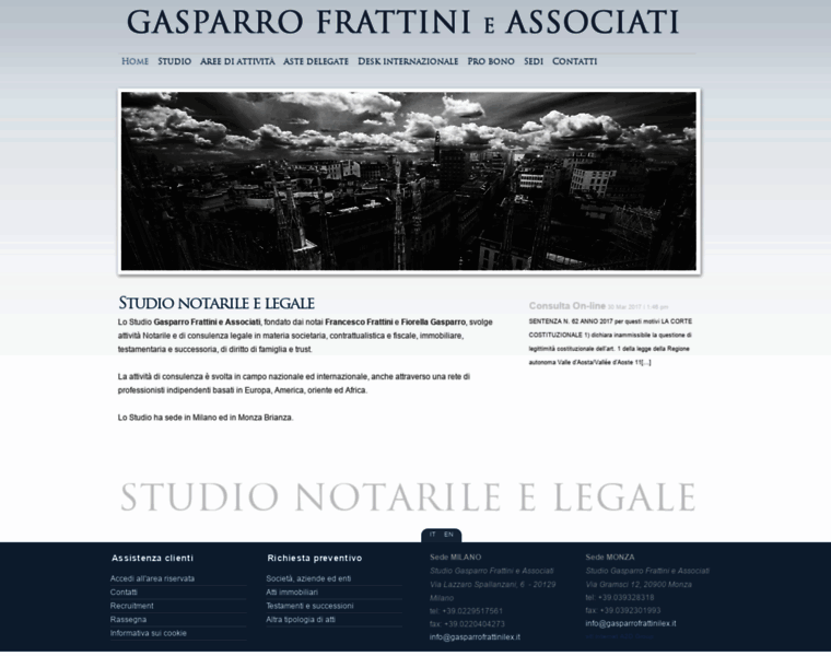 Gasparrofrattinilex.it thumbnail