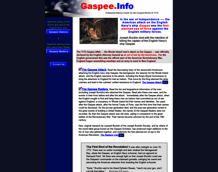 Gaspee.info thumbnail