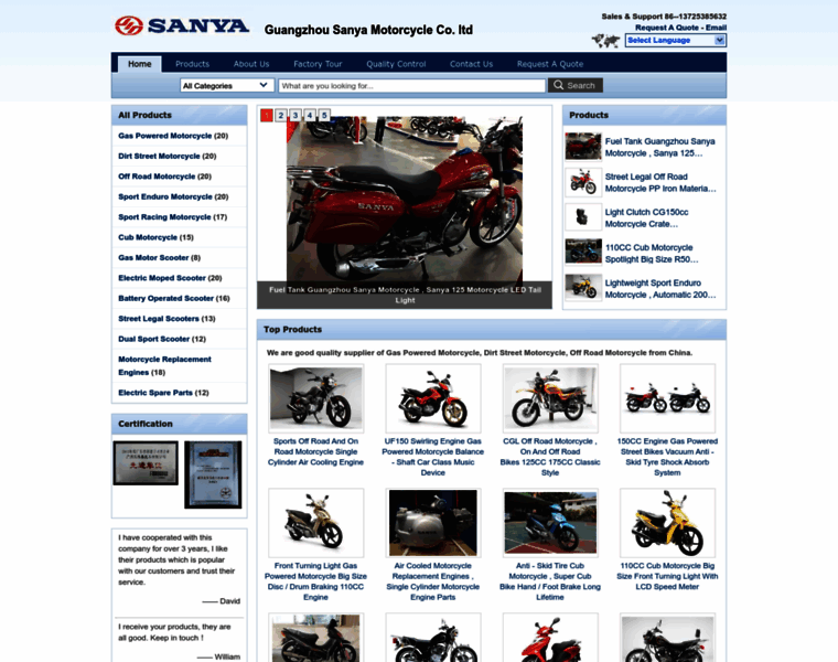 Gaspowered-motorcycle.com thumbnail