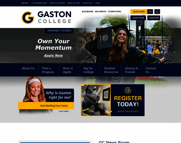 Gaston.edu thumbnail