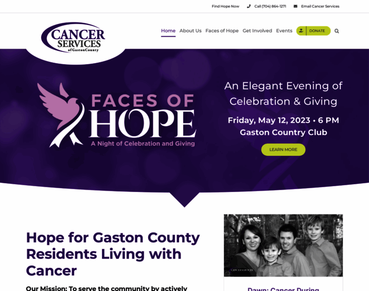 Gastoncancerservices.org thumbnail