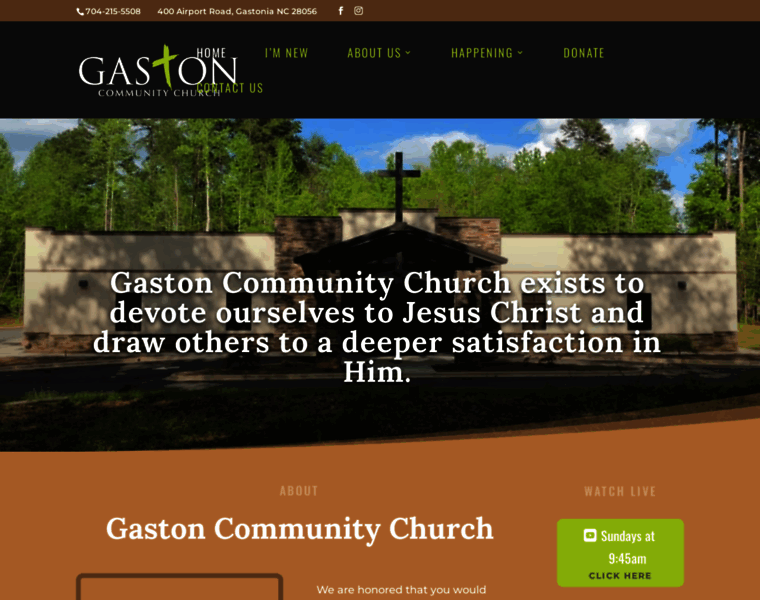 Gastoncommunitychurch.com thumbnail