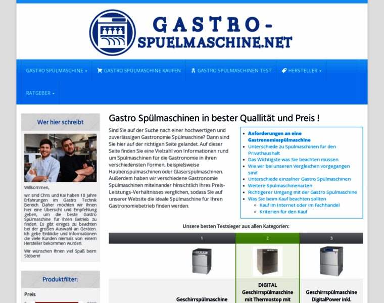 Gastro-spuelmaschine.net thumbnail