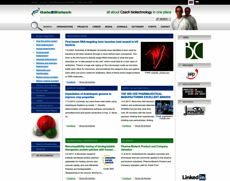 Gate2biotech.com thumbnail