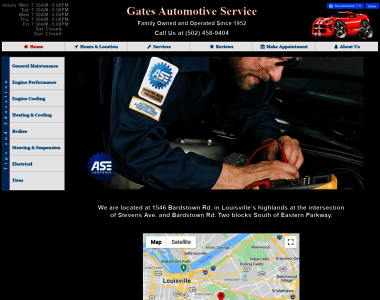 Gatesautomotiveservice.com thumbnail