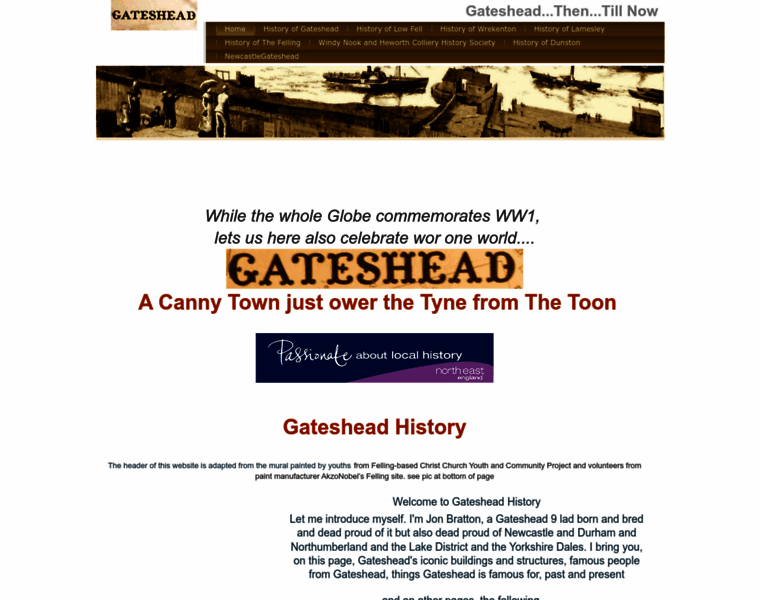 Gateshead-history.com thumbnail