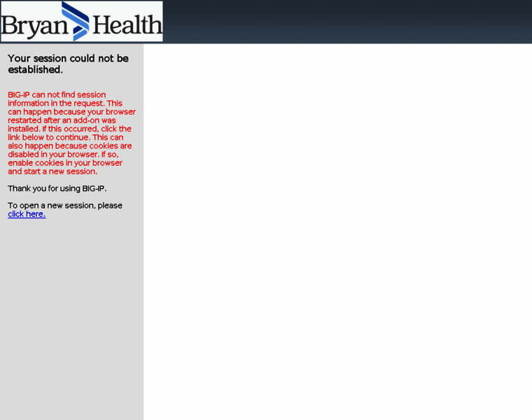 Gateway.bryanhealth.org thumbnail