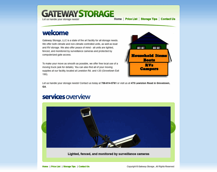 Gatewaystorage.net thumbnail
