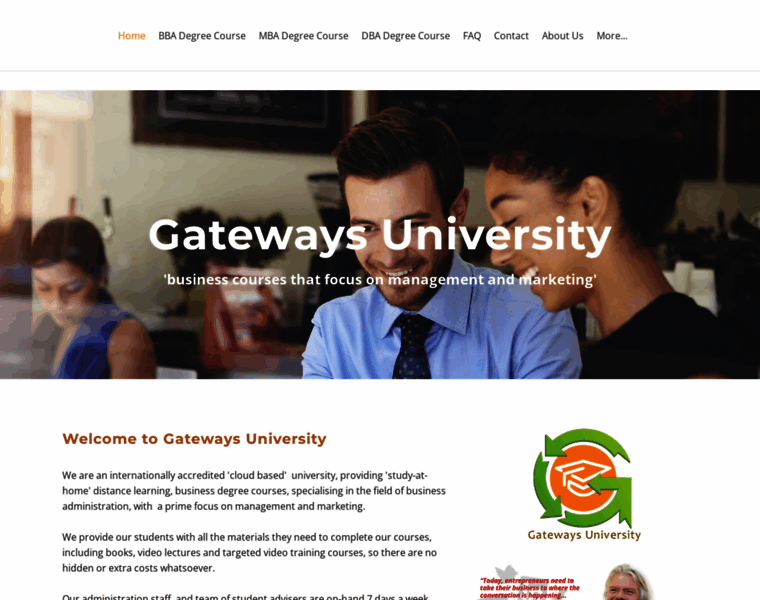 Gatewaysuniversity.com thumbnail