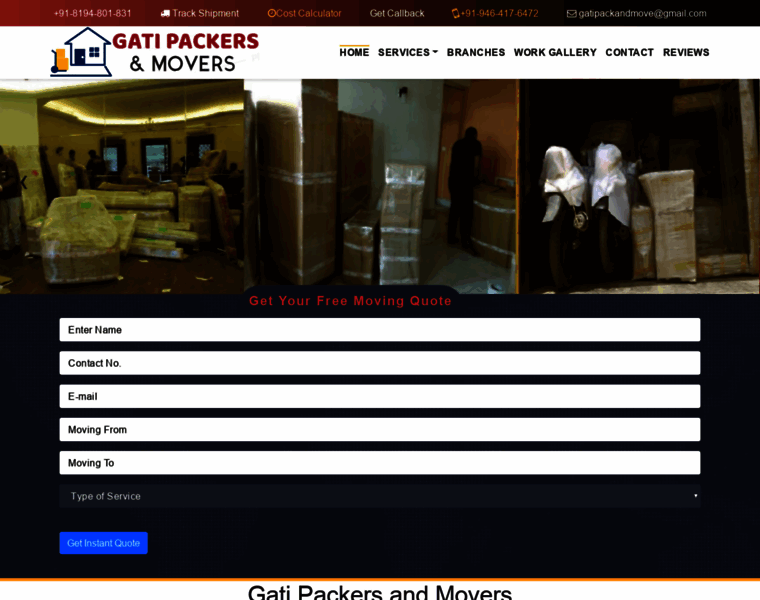 Gati-packers-movers.com thumbnail