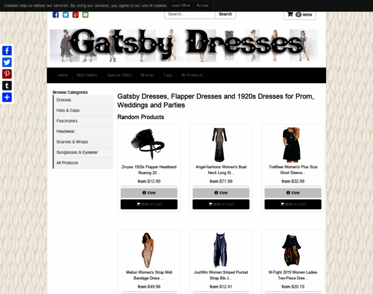 Gatsbydresses.com thumbnail