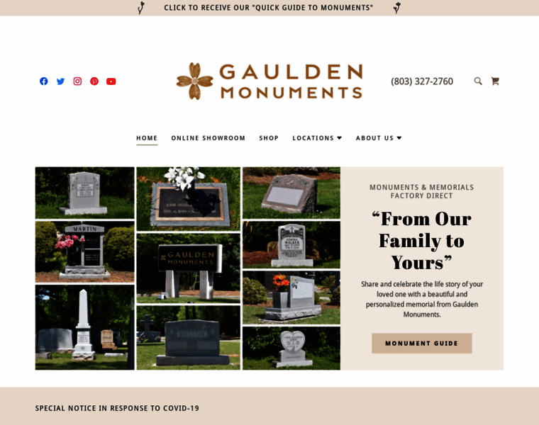 Gauldenmonuments.com thumbnail