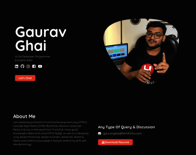 Gauravghai.dev thumbnail