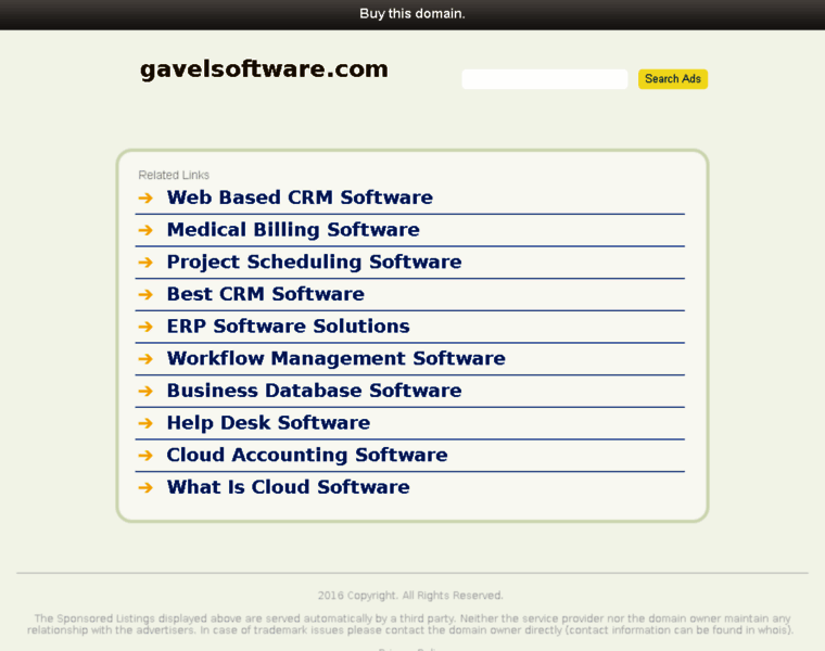 Gavelsoftware.com thumbnail