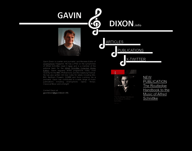 Gavindixon.info thumbnail
