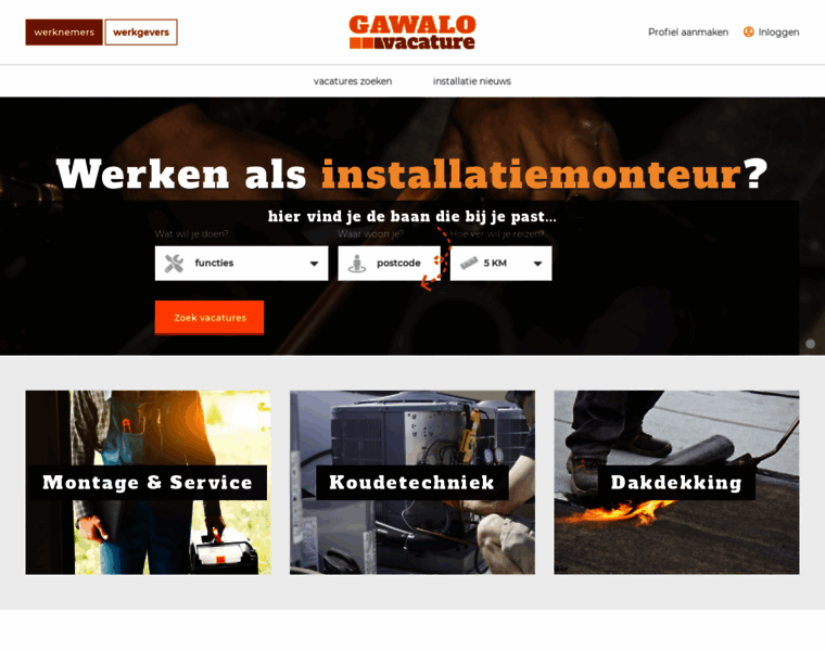 Gawalovacature.nl thumbnail