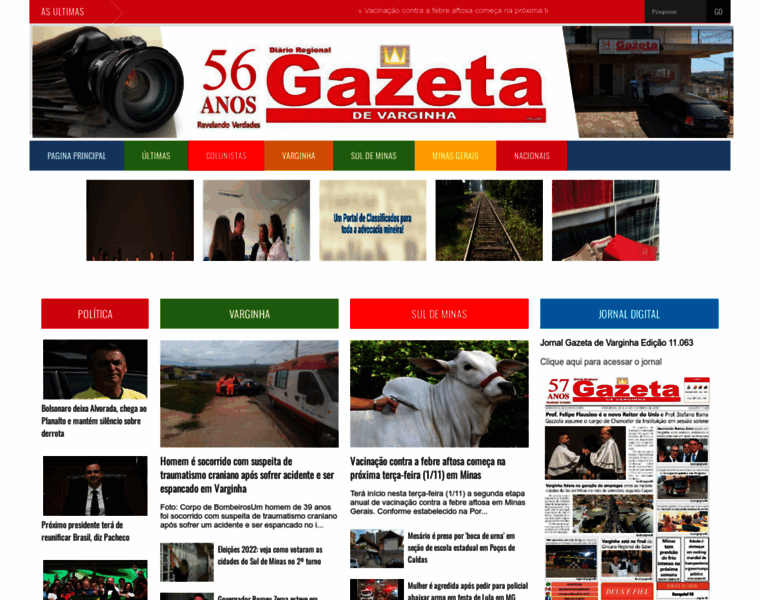 Gazetadevarginha.com.br thumbnail
