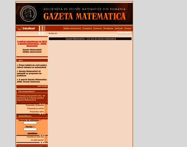 Gazetamatematica.net thumbnail