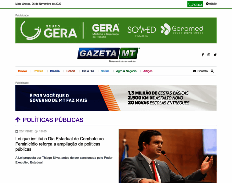 Gazetamt.com.br thumbnail