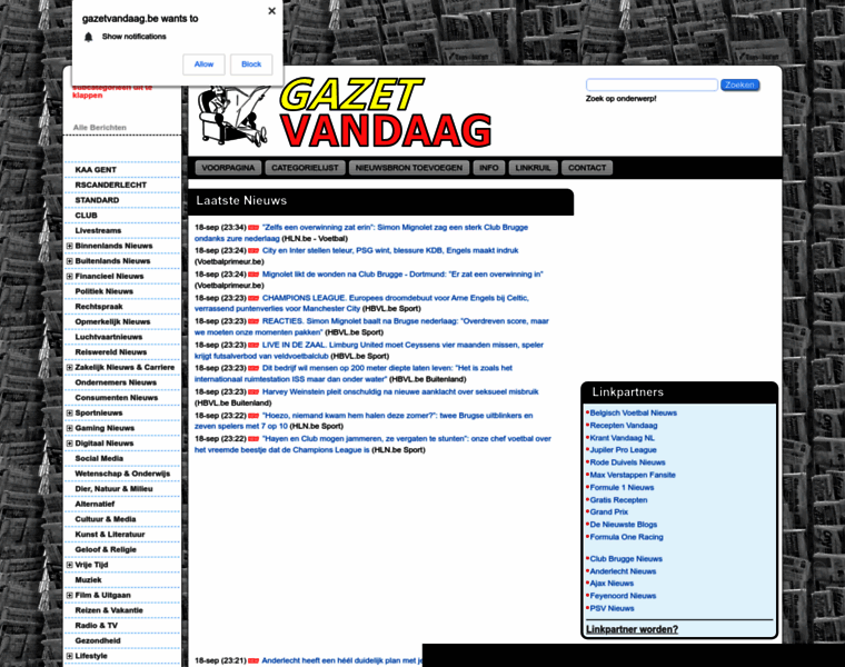 Gazetvandaag.be thumbnail