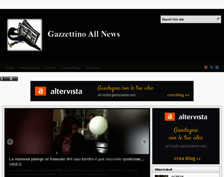 Gazzettinoallnews.altervista.org thumbnail