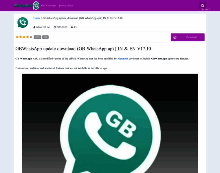 Gbwhats.in thumbnail