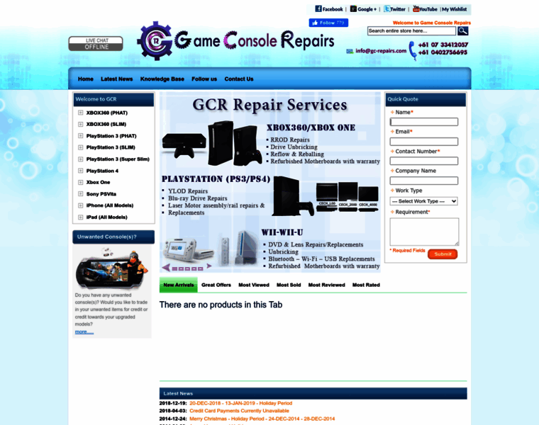 Gc-repairs.com thumbnail