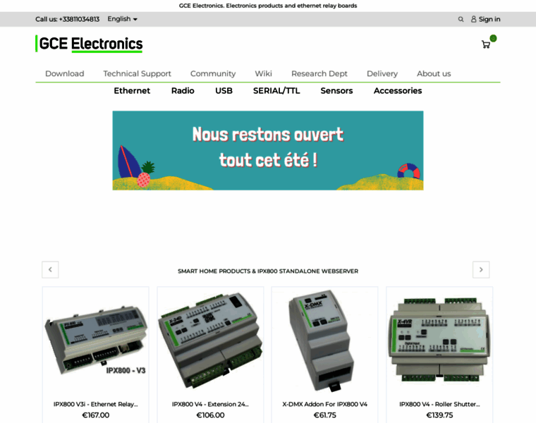 Gce-electronics.com thumbnail