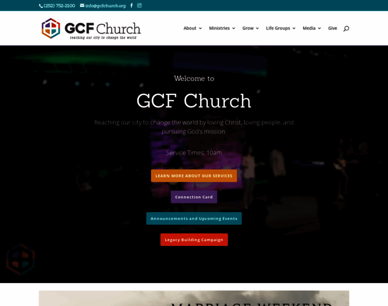 Gcfchurch.org thumbnail