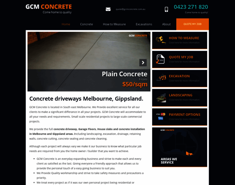 Gcmconcrete.com.au thumbnail