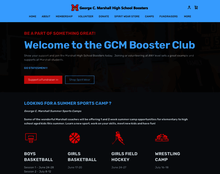 Gcmhsboosters.org thumbnail
