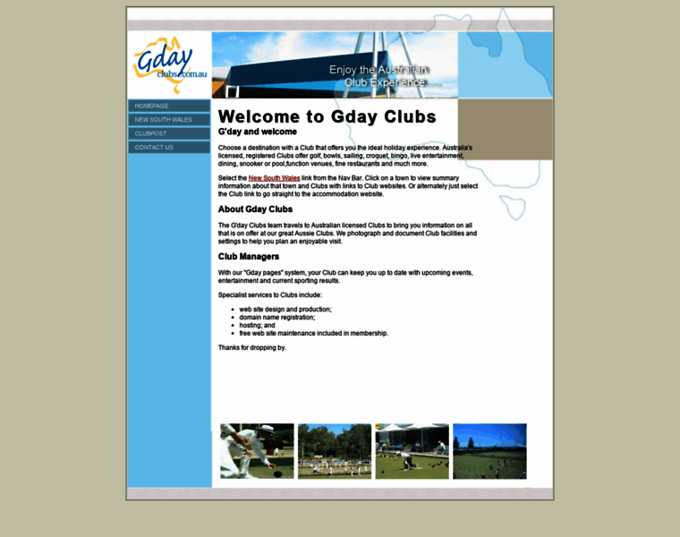 Gdayclubs.com.au thumbnail