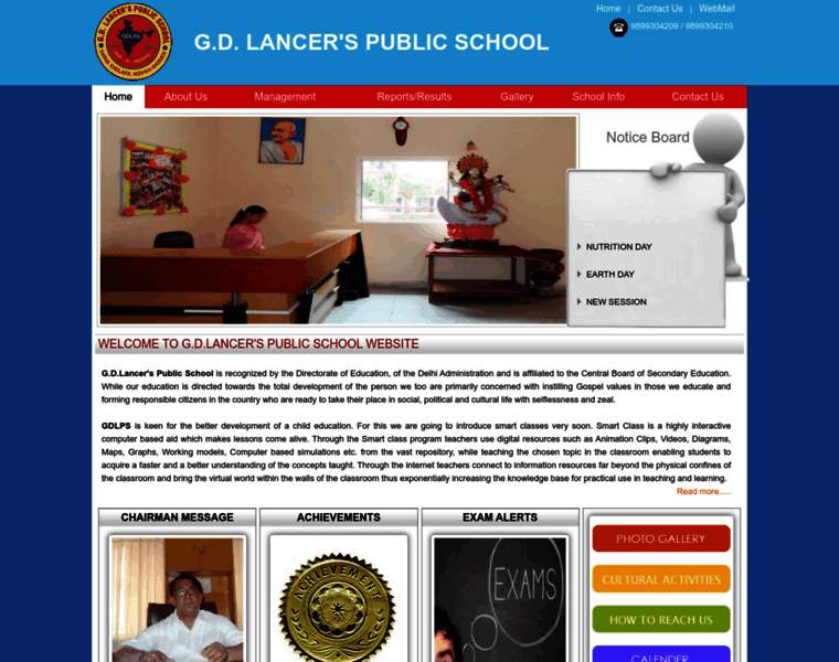 Gdlancerspublicschool.com thumbnail