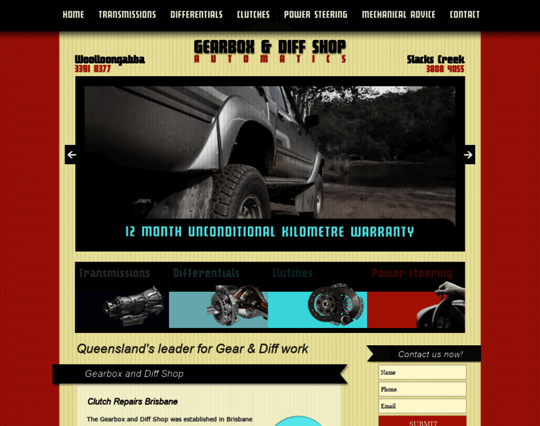 Gearboxanddiffshop.com.au thumbnail