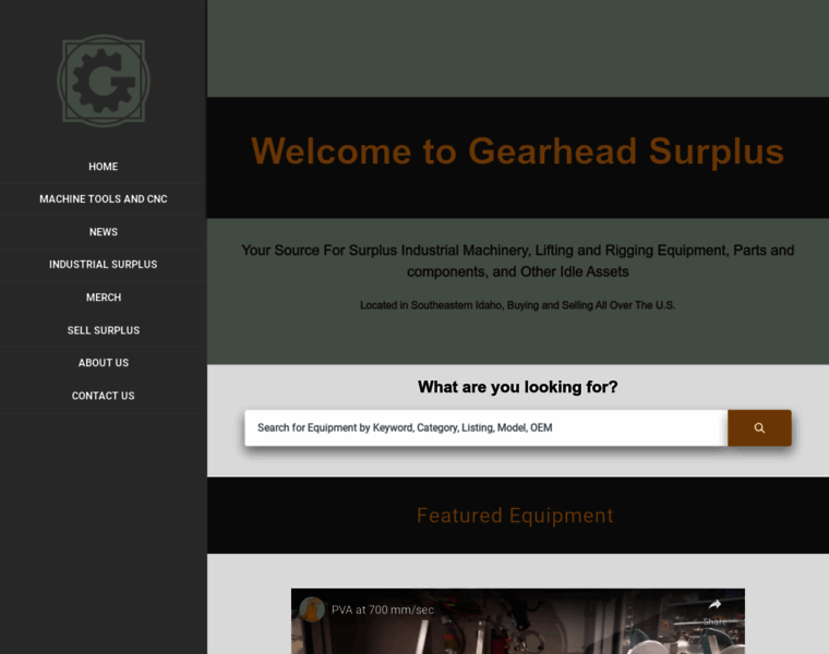 Gearheadsurplus.com thumbnail