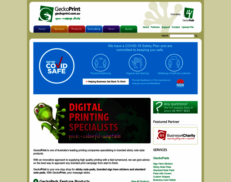 Geckoprint.com.au thumbnail