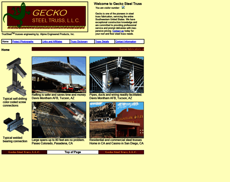 Geckosteeltruss.net thumbnail