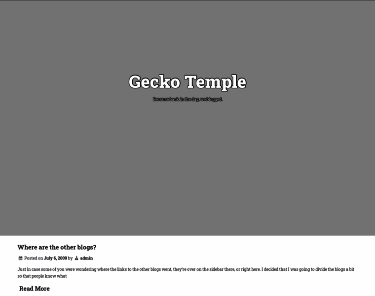 Geckotemple.com thumbnail
