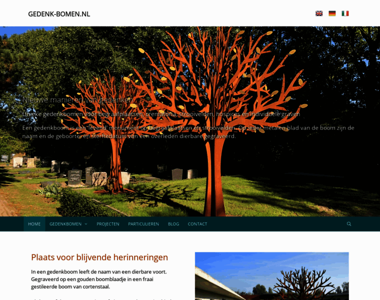 Gedenk-bomen.nl thumbnail