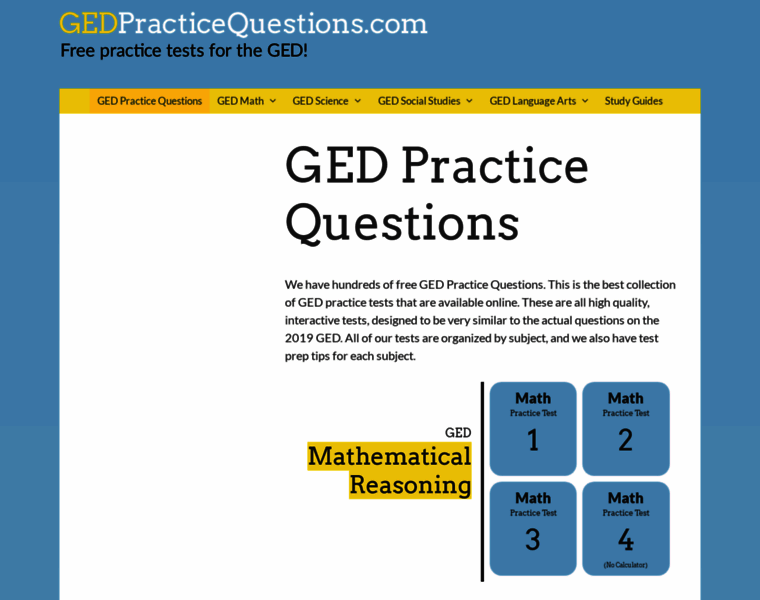 Gedpracticequestions.com thumbnail