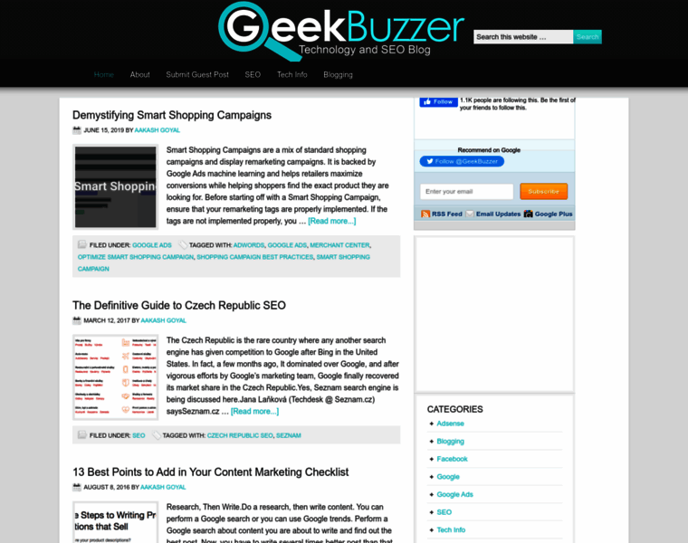 Geekbuzzer.com thumbnail