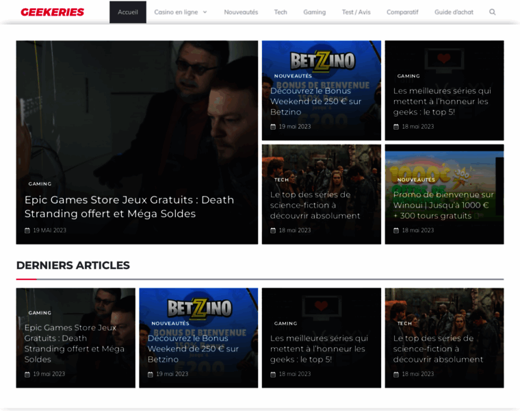 Geekeries.com thumbnail