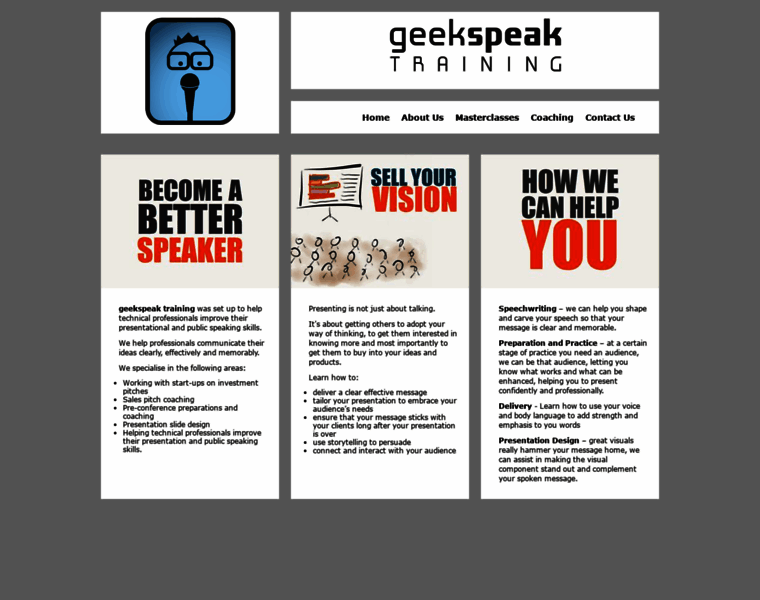 Geekspeaktraining.com thumbnail