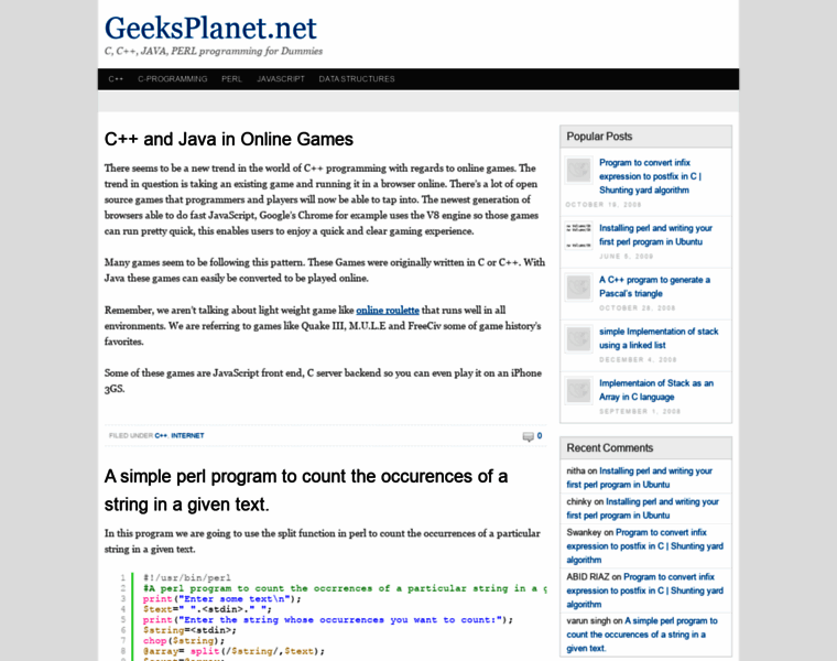 Geeksplanet.net thumbnail