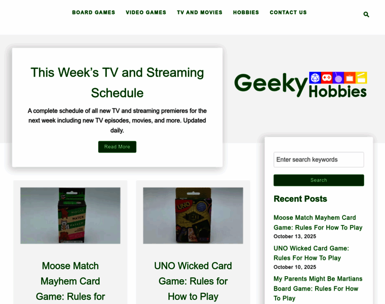 Geekyhobbies.com thumbnail Geekyhobbies.com thumbnail