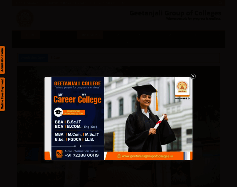 Geetanjaligroupofcolleges.in thumbnail