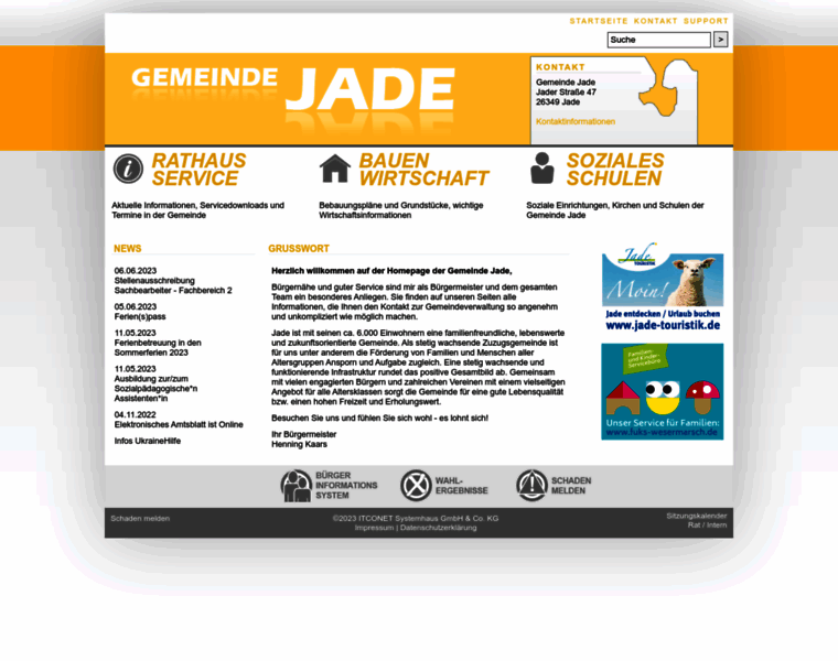Gemeinde-jade.de thumbnail