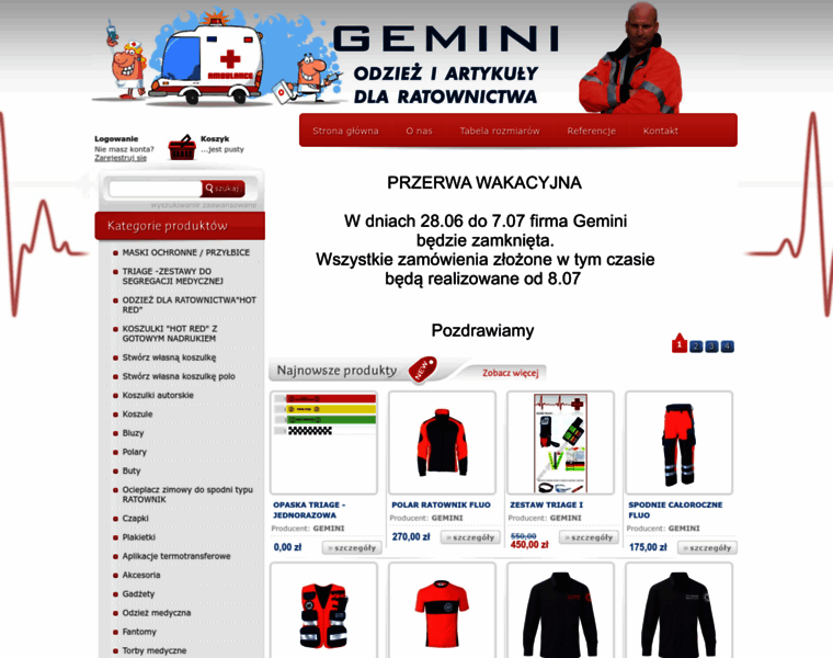 Gemini-ratownictwo.pl thumbnail