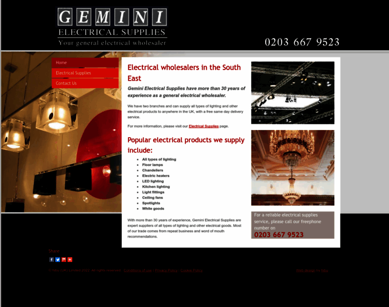 Geminielectricalsupplieslondon.co.uk thumbnail