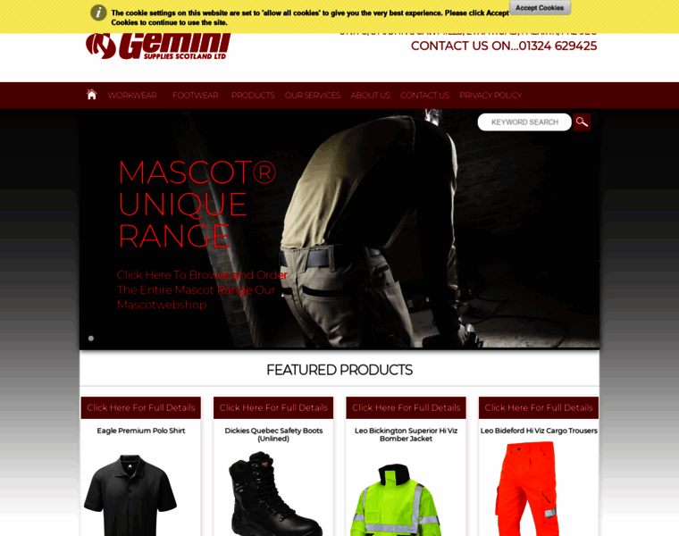 Geminiworkwear.co.uk thumbnail